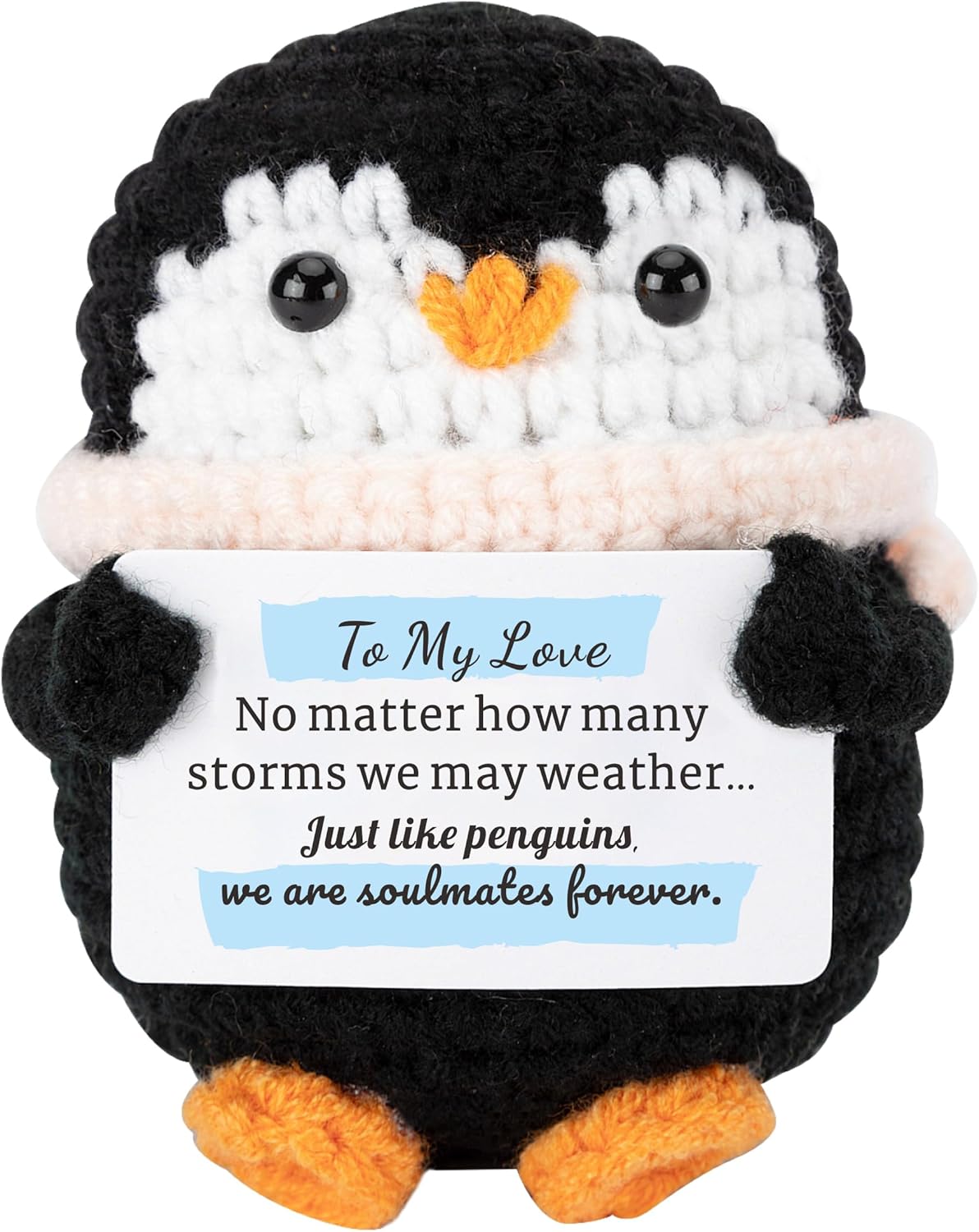To My Love Crochet Penguin