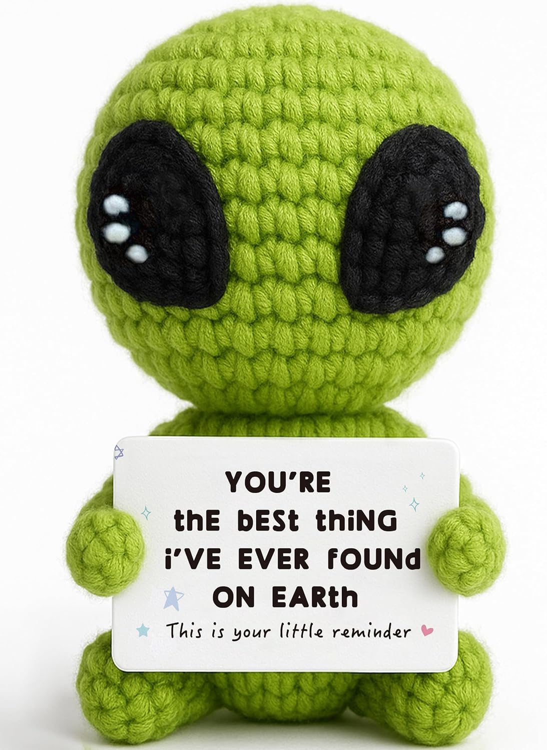 Gifts for Him Her Boyfriend Girlfriend Crochet Alien Valentine's Day Anniversary Birthday Funny Romantic Gifts My Love Men Women Husband Wife