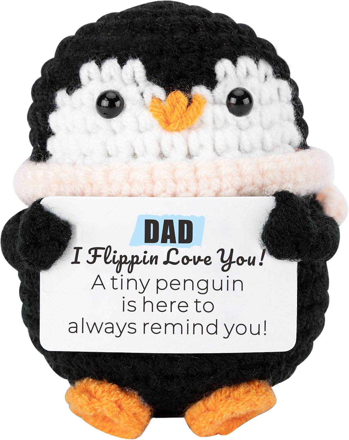 To My Dad Crochet Penguin