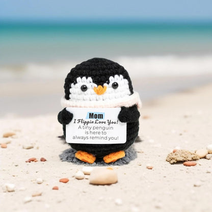 Crochet Penguin Romantic Gift for Couples Long Distance Anniversary Birthday I Love You Gift for Him Her