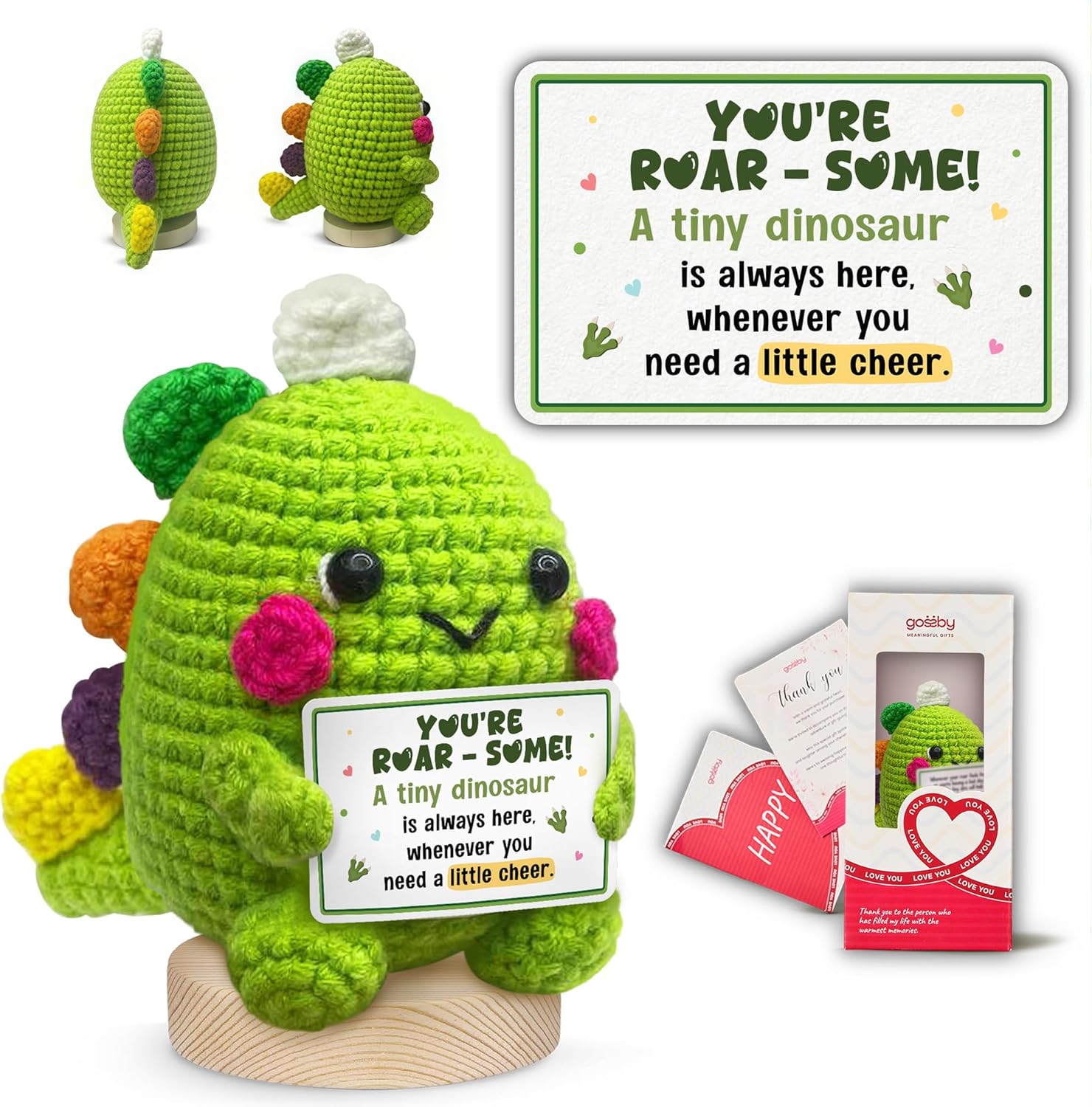 You’re Roar-some! a Tiny Dinosaur is Always Here Whenever You Need a Little Cheer.