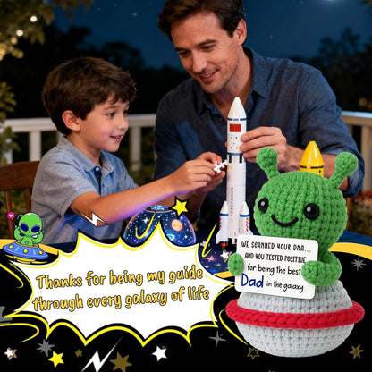 Crochet Alien Plush Gift