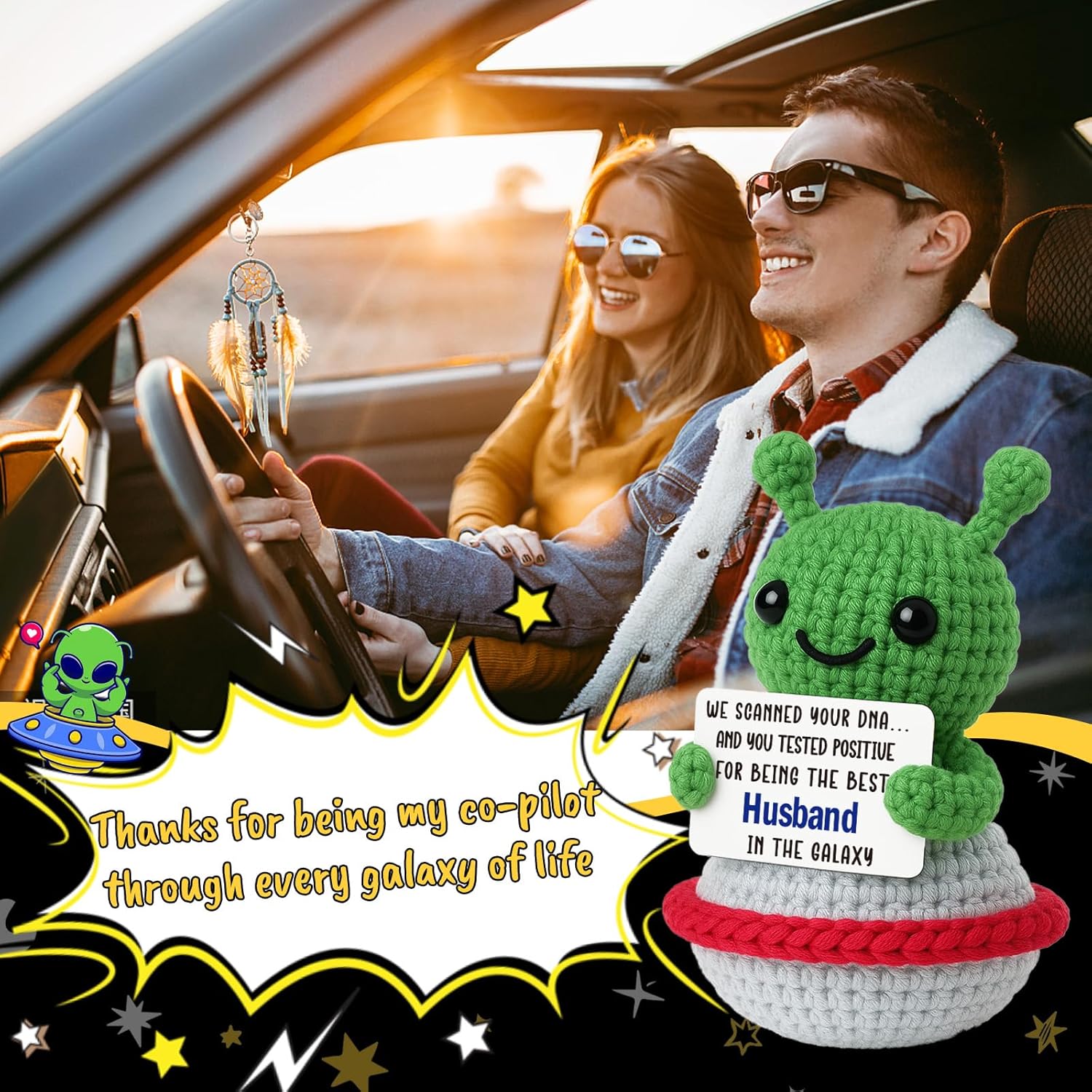 Crochet Alien Plush Gift